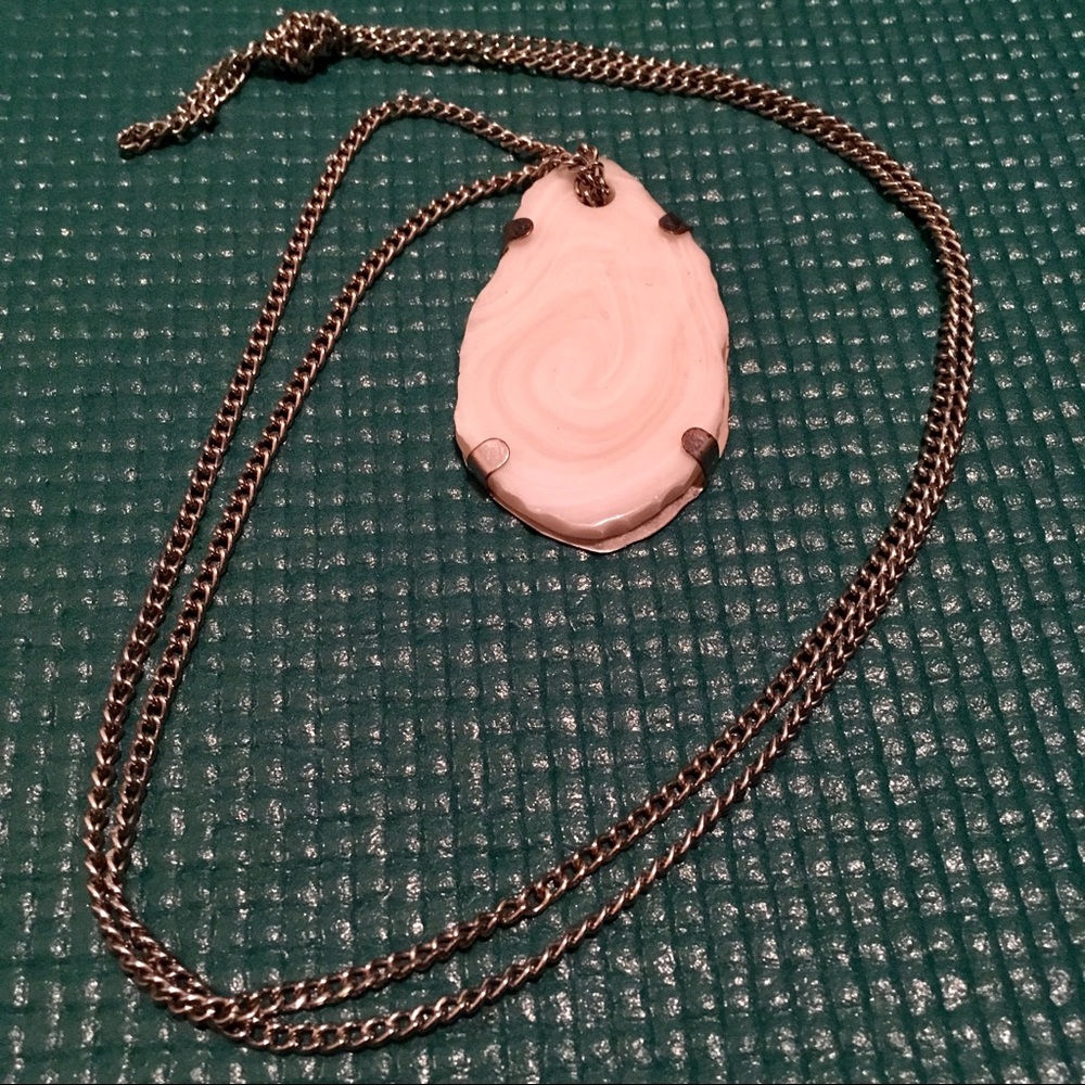 Geode necklace